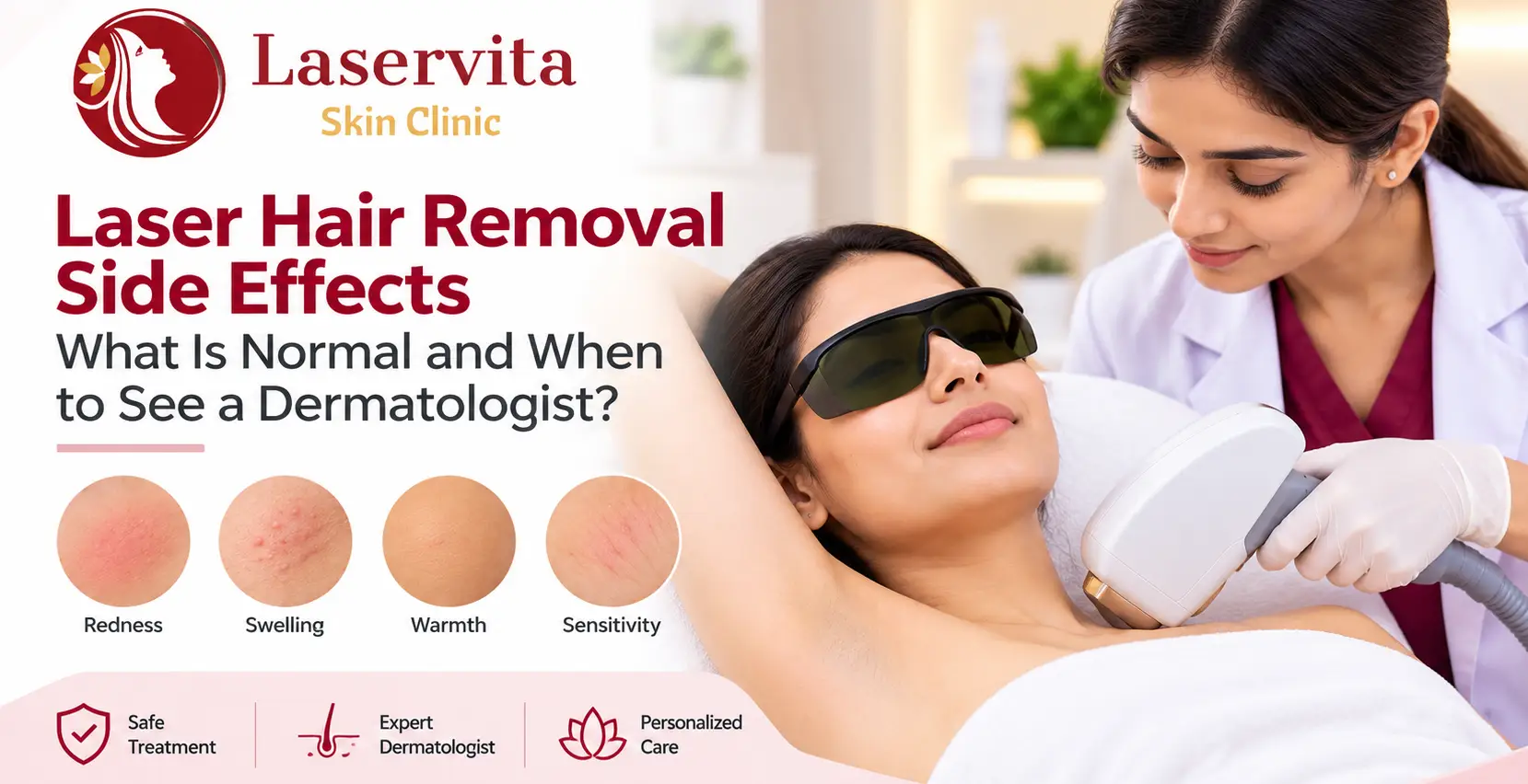 Laser Hair Removal Side Effects What Is Normal and When to See a Dermatologist?