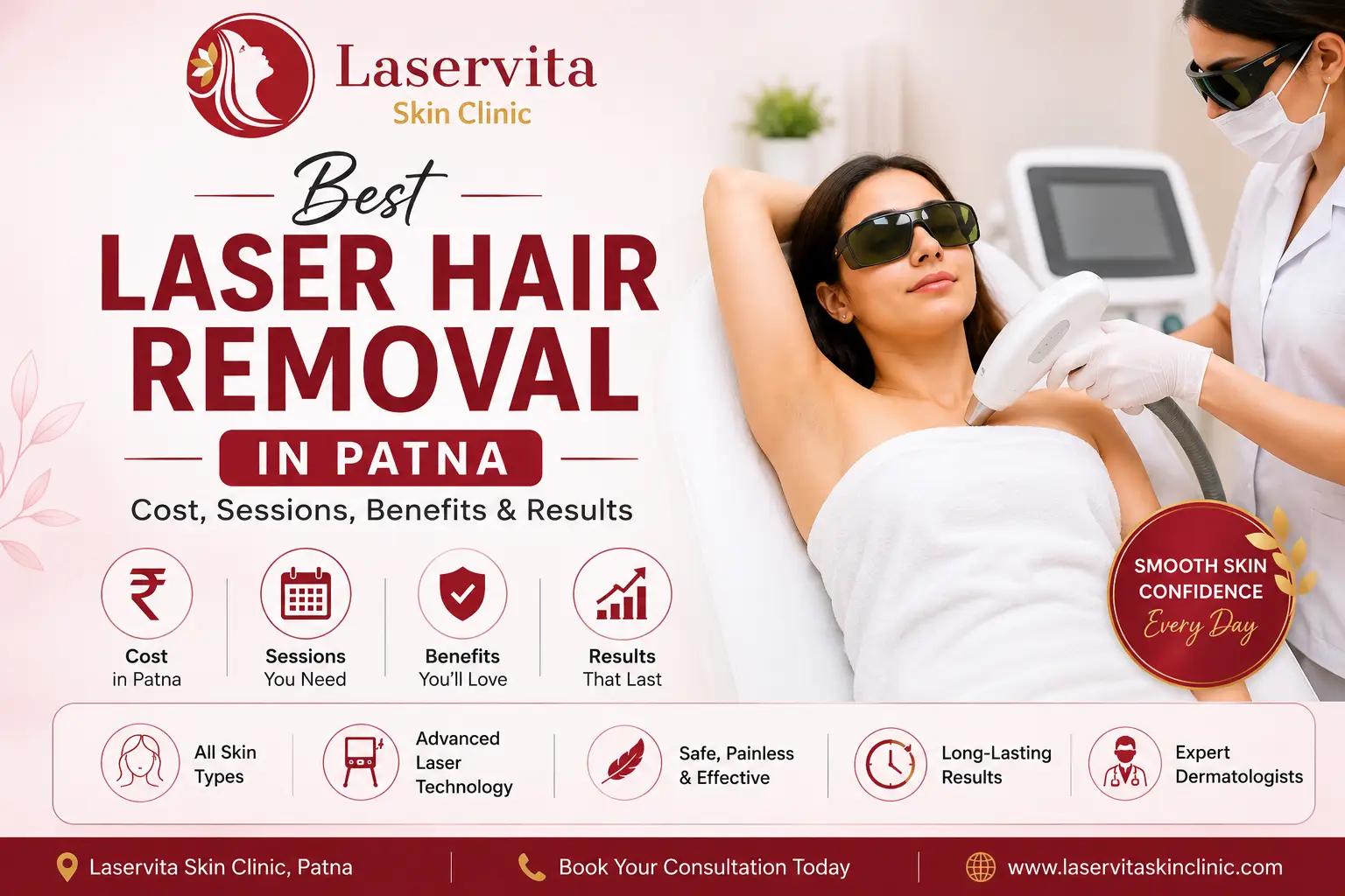 Best Laser Hair Removal in Patna: Cost, Sessions, Benefits & Results